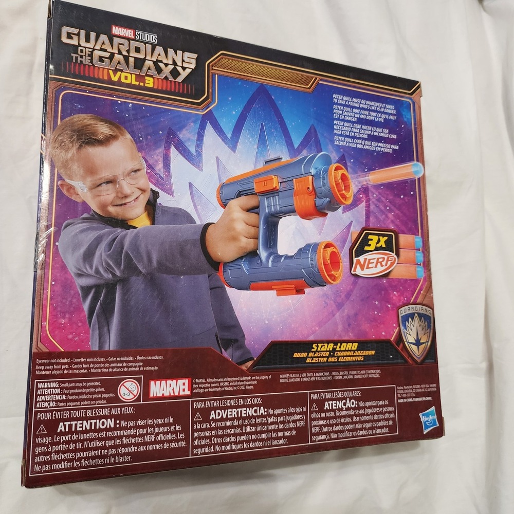 Marvels Guardians of the Galaxy Nerf‎ Gun New Unopened